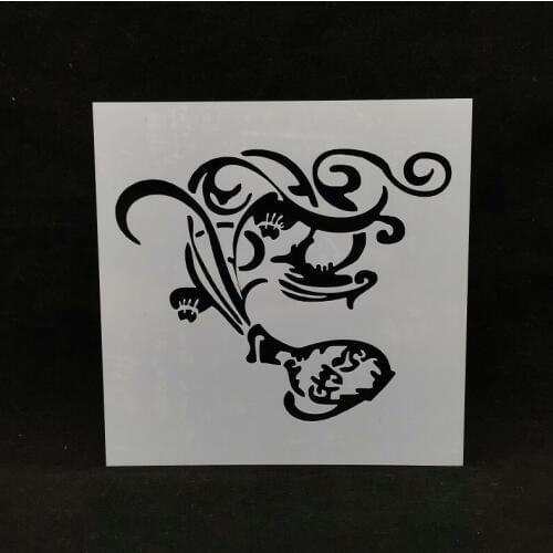 13*13 FLower pvc Layering Stencils for DIY Scrapbooking/photo album Decorative Embossing DIY Paper Cards Crafts