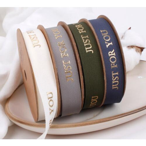 15mm High Density Ribbons Gift Box Packaging Decoration Ribbon Cake Baking Riband Diy Handmade Material Ribbon 10yards/pcs