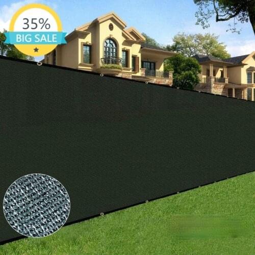 6x 50 Feet Sun Shade Panel Privacy Screen ,Heavy Duty Fencing Mesh Shade Cover Mesh Fabric for Outdoor Patio Garden Fence Awning