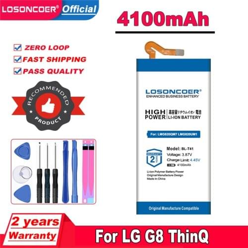BL-T41 Battery For LG G8 ThinQ LMG820QM7 LMG820UM1 LM-G820UMB LMG820UM0 LMG820UM2 LM-G820N G820N, G820UM LMV405EB, V40,V405QA7