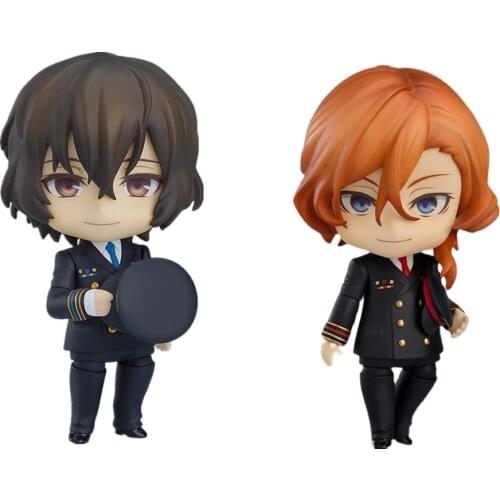 Cuteanime 100% Original GSC Bungo Stray Dogs Figure Nakahara Chuuya Dazai Osamu Chibi Figure Anime Figure