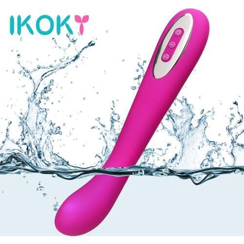 IKOKY Female Masturbator Unique G-spot Design Clitoris Stimulator Dildo Vibrator Climax Massager 12 Speed Sex Toys For Women