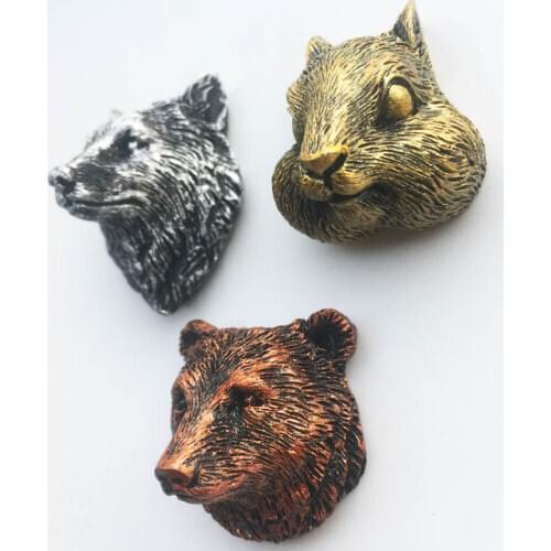 China Fridge Magnets Xinjiang Tibet Magnetic Refrigerators Sticker Tourism Souvenirs Cute Bear Animal Refrigerator Stickers Gift