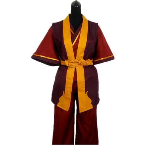 Anime Prince Zuko Cosplay Costume Custom Made Any Size