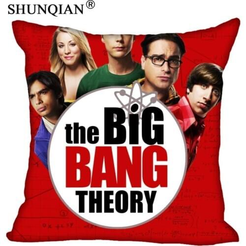 LUQI Fashion Big Bang Theory Pillowcase 18x18 Zippered Pillow Cover twin sides