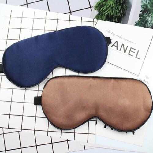 SISISILK Silk Eye Sleep Mask Eye Mask Pure 100% Silk Women Men With Black Trimming Rosy Pink Luxury Sleeping