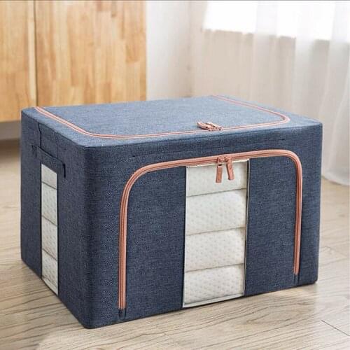 New Arrival 66L Storage Box 50 * 40 * 33cm Clothes Sweater Quilt Multifunction Organizer Bag Home Storage Accessories