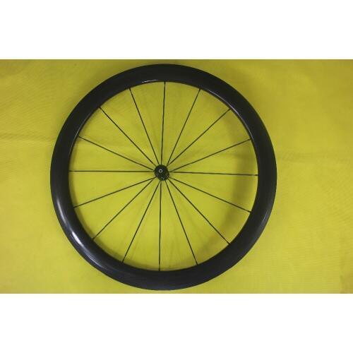 Powerway R36 carbon front wheel 700c road bike 50mm deep tubular 23mm wide 16H 18H 20H