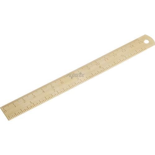 S size 15cm Outdoor Brass Ruler Bookmark Double Scale Cm&Inch Digital For Traveler Notebook Drop ship Dropshipping