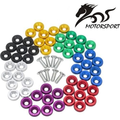 Aluminum 19MM Fender Washers and Bolt for Honda Civic Integra RSX EK EG DC 1 set=8pcs