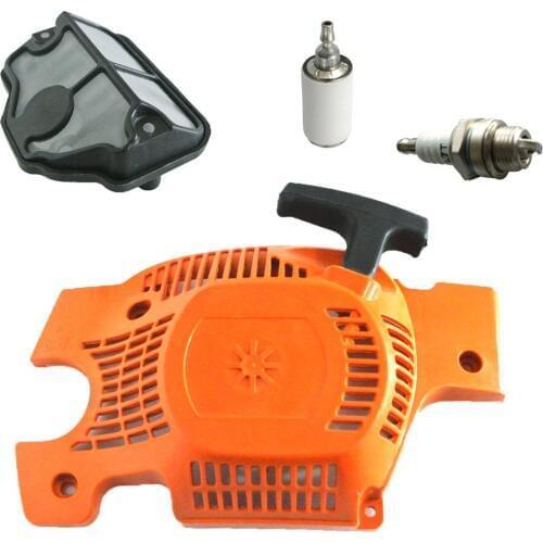 Recoil Pull Start Starter w/ Air Fuel Filter Fit Husqvarna 36 41 136 137 141 142 Brand New