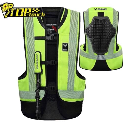 NEW Reflective Safety Vest Motorcycle Air-bag Vest Reflective Jacket Airbag Moto Racing Professional Advanced Air Bag Protective