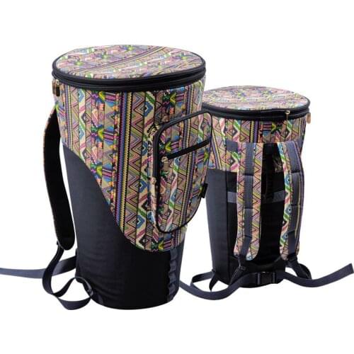 Thickening double back African drummer drum national wind 8\10\12\13 inch African drum bag