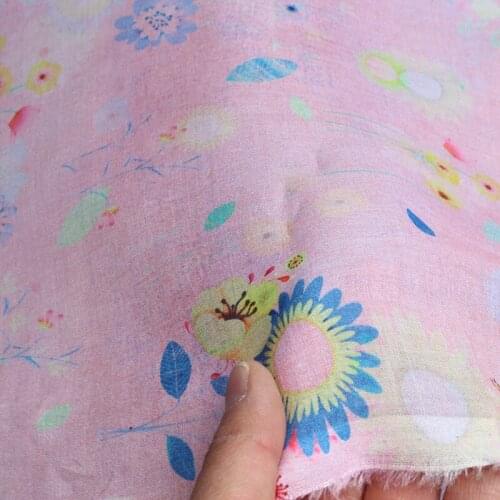 High quality ramie fabric High-end gowns, dresses, trousers, shirts and jackets tissus High-end brand patchwork