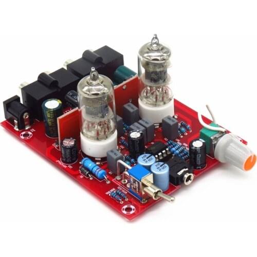 YJHIFI X-10D-6J1 DC12V 6J1 Tube Pre-amp + headphone Audio Amplifier Boards