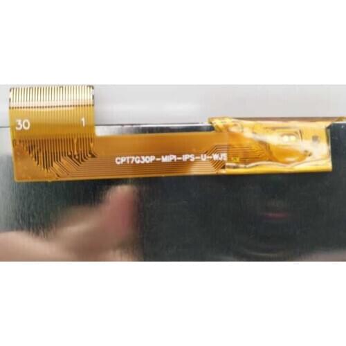 YY7S2606CYX21CPT-B CPT7G30P-MIPI-IPS 7 inch lcd screen 30 pin 163MM*97MM*3MM