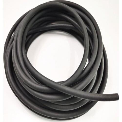 Length 1-5m diameter 3-10mm general skin EPDM rubber foaming sealing strip O type penetrating car door soundproof sealing strip