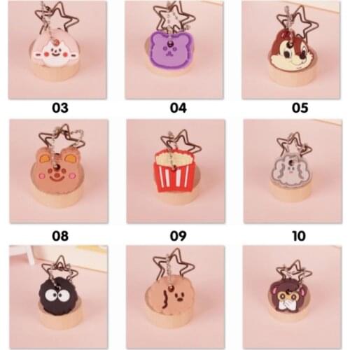 1PC Lovely Silicone Protective Cute Cover Cartoon Key Case for Key Control Key Holder Protector Dust Cover Organizer Key Wallets