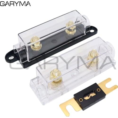 2pcs ANL Car Auto Fuse Holder Bolt-on Fuse Automotive Audio Fuse Holders Fusible Link with 40 50 80 100 125 150 250 300 400A Amp