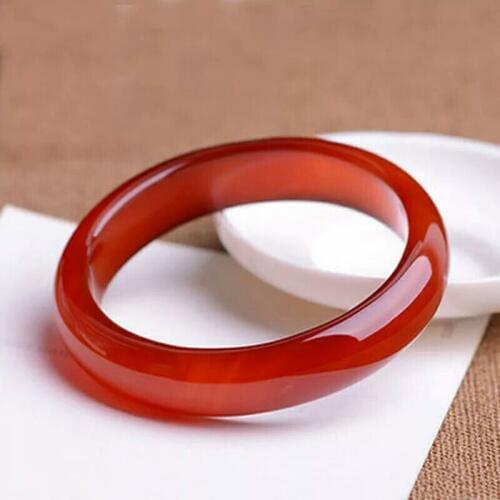 Pure Natural Red Agate Chalcedony Bracelet Fashion Temperament Jewelry Gems Accessories Gifts Wholesale