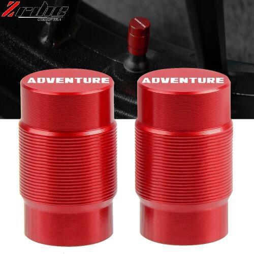 For Adventure 790 990 1050 1090 1190 1290 SUPER ADVENTURE R 125 200 250 390 With Logo Aluminum Wheel Tire Valve caps