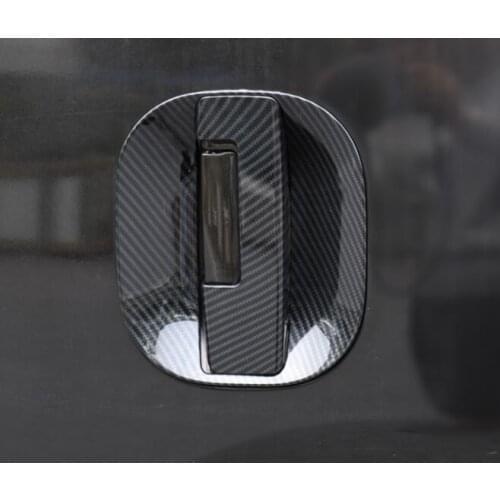For Nissan NV200 Evalia 2013-2018 Carbon Fiber Side Door Handle Bowl Cover Trim Door Bowl Insert Sticker Exteriro Accessories