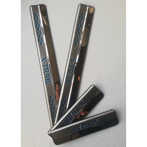 For Nissan X-Trail X Trail XTrail T32 2014-2018 Automobile Stainless Steel Mirror Scuff Plate Door Sill Strip Welcome Pedal