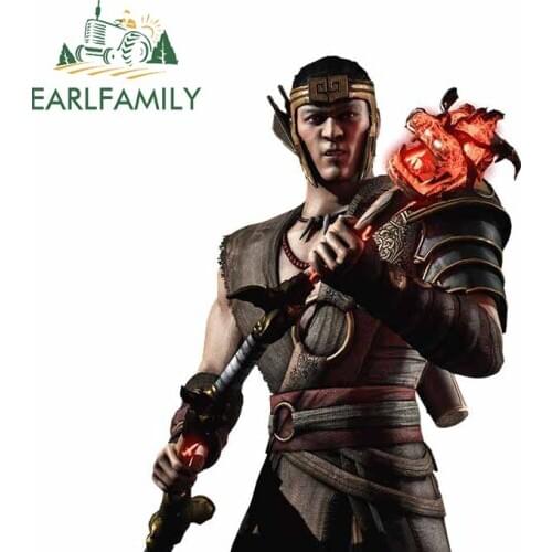 EARLFAMILY 13cm x 10cm for Arcade Mortal Combat Cartoon Car Stickers Windows Decal Refrigerator Personality VAN Car Assessoires