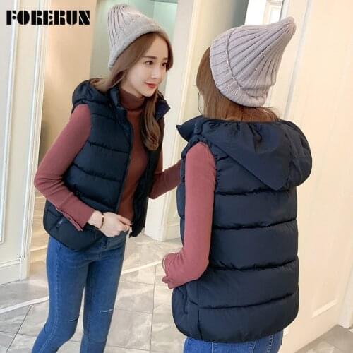 Женские пуховые жилеты FORERUN China At AliExpress