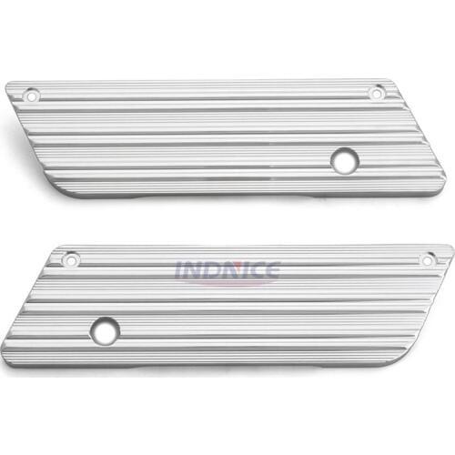 Chromed Billet Saddlebag Hinge Cover Kit for Harley touring Road Glide FLTR FLTRX FLTRU FLHR FLHX FLHT 93-13