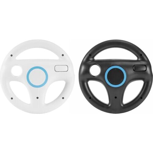 Steering Wheel Racing Wheel Games Plastic Joystick for Nintend Wii Remote Controller for Wii Mario Kart Racing Games Controller