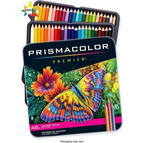 Prismacolor Premier Colored Pencils,Art Supplies for Drawing, Sketching, Adult Coloring,Soft Core Color Pencils, 48 color