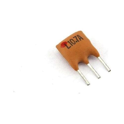 10PCS/ LT10.7MS2A10 ceramic filter 10.7M three-pin 10.7MHZ in-line crystal oscillator LT10.7MA5