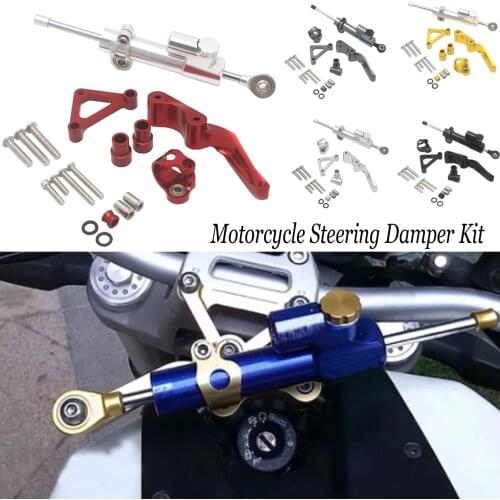 Motorcycle Modified For Ducati Monster 696 2008-up Steering Damper Stabilizer Mounting Bracket Support Kits
