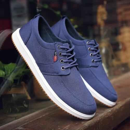 Men Shoes 2019 autumn Canvas Shoes Men Breathable Casual Canvas Men Shoes Walking Men sneakers Chaussure Homme C1-25