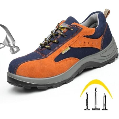 Smash-proof Puncture-proof Steel Toe Work Safety Boots Industrial&construction Shoes lightweight breathable Protective Shoes