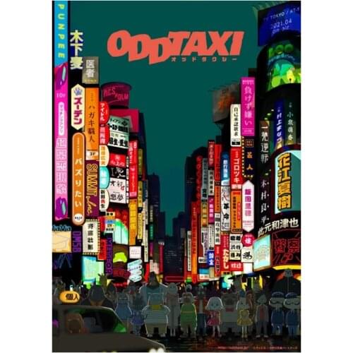 Qiqiao taxi poster wallstickers stickers home office decor room decor sticker wall sticker