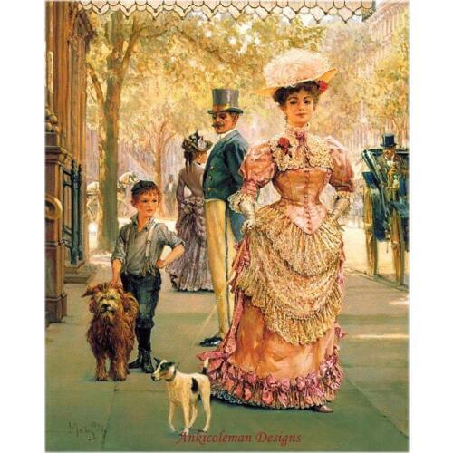 Needlework for embroidery X-stitch DIY DMC High Quality - Counted Cross Stitch Kits 14 ct Oil painting - Rags and Riches