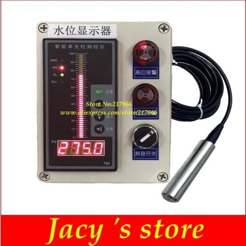 Waterproof Integral Level Transmitter Controller Input Water Level Sensor 4-20MA display Float Switch Mount Box