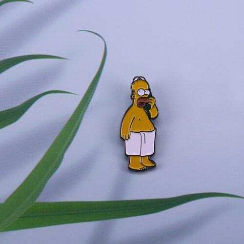 You'll have to speak up I'm wearing a towel funny badge cute cartoon collection