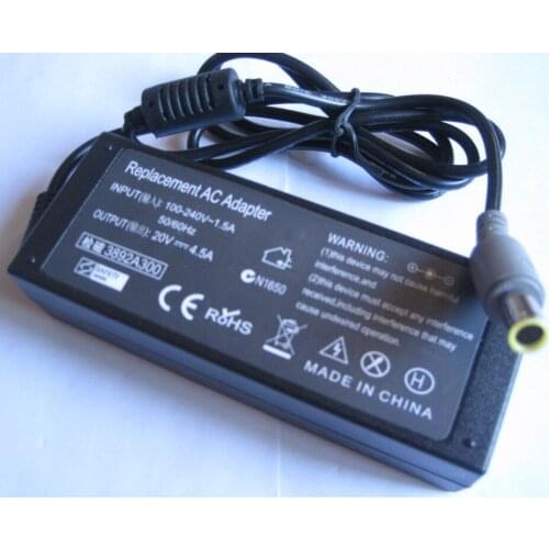 20V 4.5A 90W AC Adapter Charger for Lenovo 3000 C100 N100 V100 V200 N200 C200