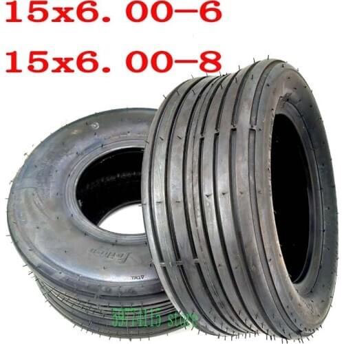 15 Inch Vacuum Tire for Electric Scooter Wheels Front Rear Tires 15x6.00-6 15x6.00-8 Wheel Motor Tubeless Tyre