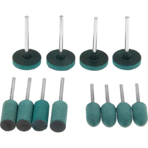 3Pcs Special Rubber Grinding Head Electric Grinding Buffing Polishing Wheel Electric Mini Grinder Rotary Power Tools Accessories