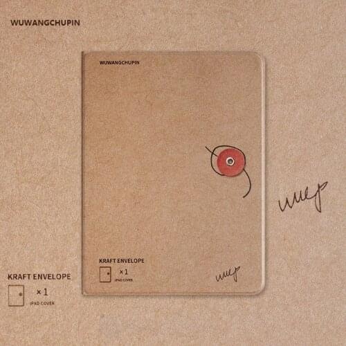 For Ipad Pro 12 9 11 Case 2020 2018 Kraft Paper Retro Design Protective Cover