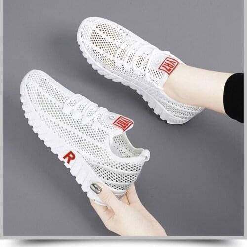 2021 New Spring Women Casual Shoes Breathable Mesh Platform Sneakers Women New Fashion Mesh Sneakers Shoes Woman Tenis Feminino