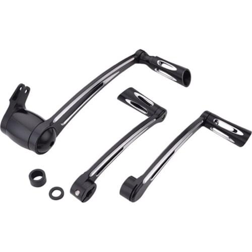 Motorcycle Heel Toe Shift Lever / Shifter Pegs Brake Arm Pedal Kit for Touring 14-19 Electra Street Glide