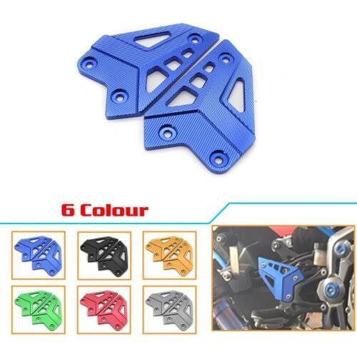 Motorcycle Accessories Foot Peg Heel Protection Protective Film Mount Heel Guard Protector for Kawasaki Z900 2017