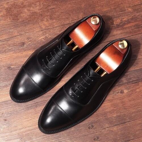 Brogue Men Shoes Goodyear British Style Breathable Derby Oxfords Formal Wedding Party Bridal Shoes