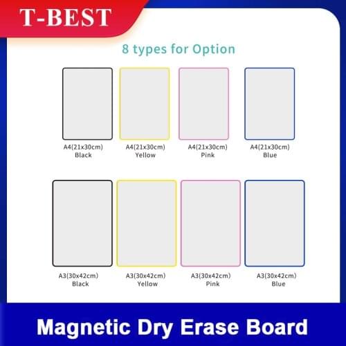 Portable Magnetic Dry Erase Board Double-Sided White Board Handwriting Whiteboard Easy to Clean for Children Drawing Writing