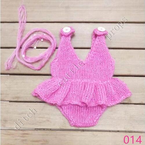 Newborn photography props mohair skirt + headband newborn photography clothing